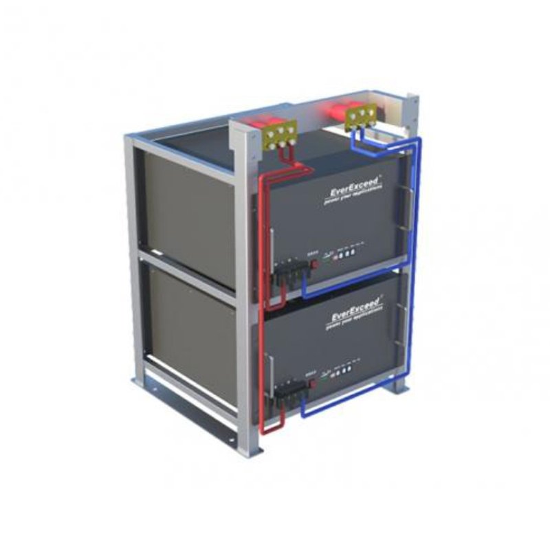 Solução de rack de fosfato de ferro e lítio