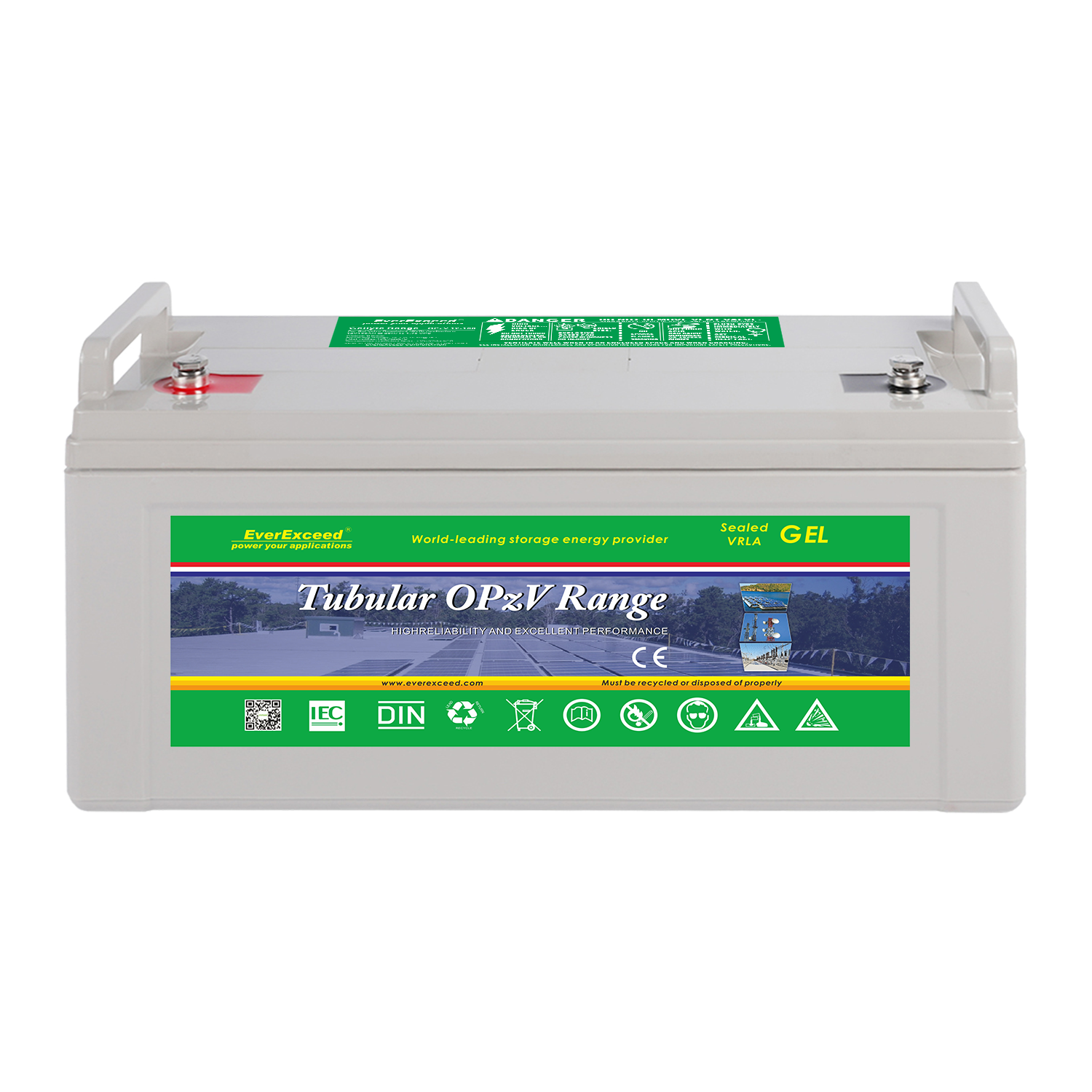 Bateria de gel tubular
