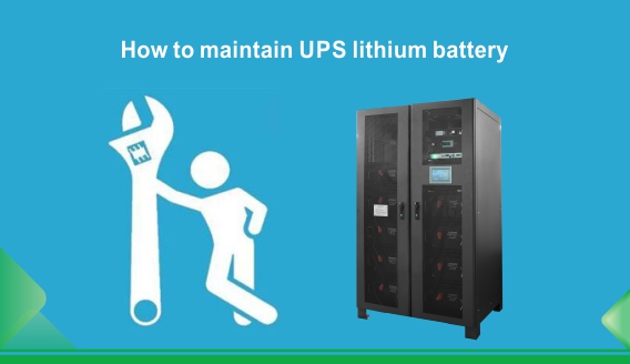 Como manter a bateria de lítio do UPS?