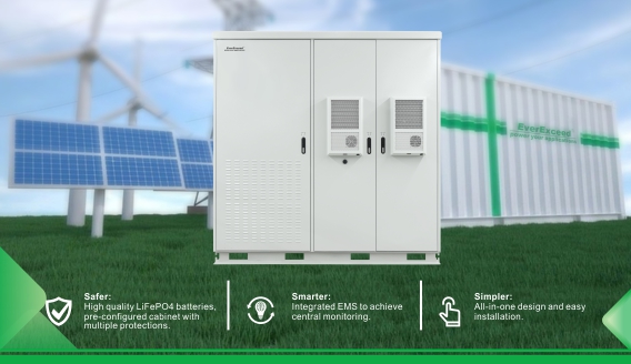 Projeto de resfriamento de ar e dissipação de calor de sistema de armazenamento de energia industrial e comercial