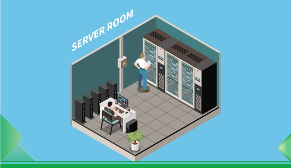 Características da fonte de alimentação UPS usada em salas de servidores