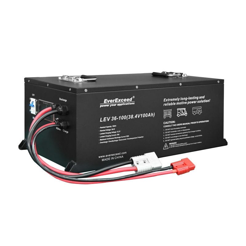 Bateria de lítio para manuseio de materiais