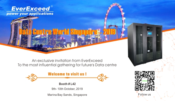 bem-vindo a visitar everexceed no data center world singapore-2019