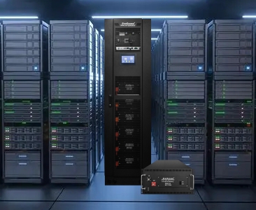 Baterias de lítio para sistemas de alimentação ininterrupta (UPS).