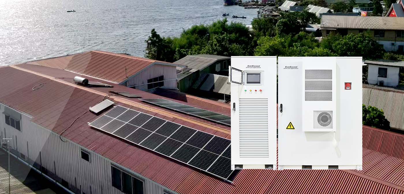 Sistema de armazenamento de energia comercial e industrial