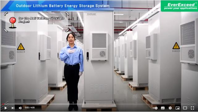 Sistema de armazenamento de energia de bateria de lítio externa EverExceed