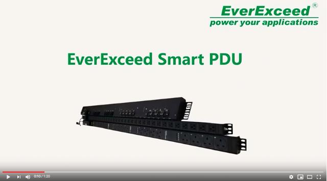 everexceed smart pdu (unidade de distribuição de energia)